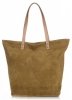 Kožené kabelka shopper bag Vittoria Gotti zelená V915
